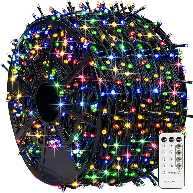 TW SHINE 1000 LED Christmas Lights, 328FT